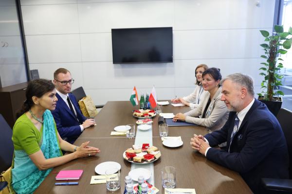 Ambasador Indii z wizytą w Poznaniu- kliknij aby powiększyć