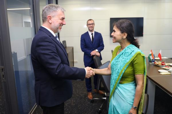 Ambasador Indii z wizytą w Poznaniu- kliknij aby powiększyć
