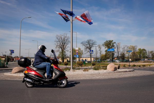 Rondo Unii Europejskiej w Rawiczu- kliknij aby powiększyć