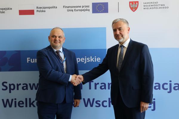 W czwartek 11 maja Marszałek Marek Woźniak zainaugurował w Koninie wdrażanie Funduszu Sprawiedliwej Transformacji. - kliknij aby powiększyć
