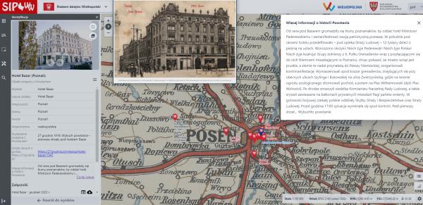 Przestrzenna mapa ,,Śladami dziejów Wielkopolski nagrodzona! - kliknij aby powiększyć