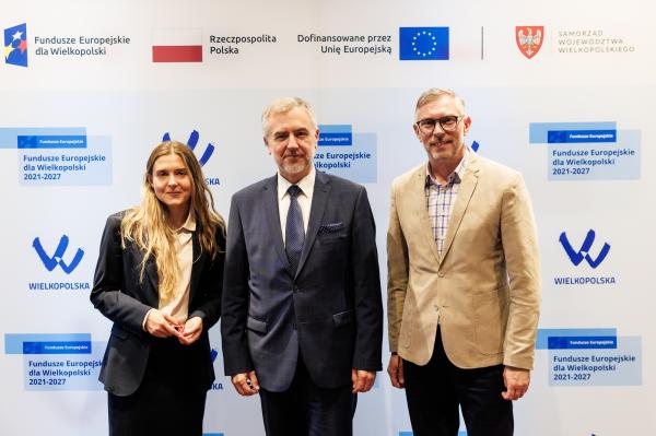 Konferencja prasowa: Fundusze Europejskie dla Wielkopolski poprawią jakość kształcenia i infrastrukturę edukacyjną- kliknij aby powiększyć