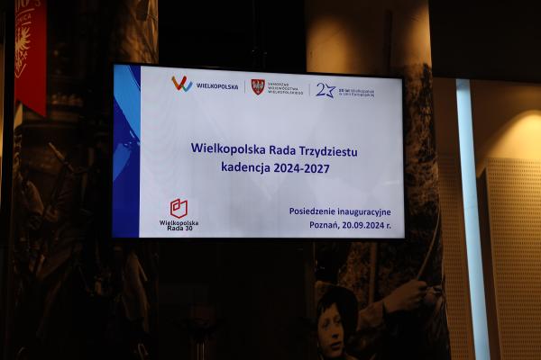 Inauguracyjne posiedzenie Wielkopolskie Rady Trzydziestu kadencji 2024-2027- kliknij aby powiększyć