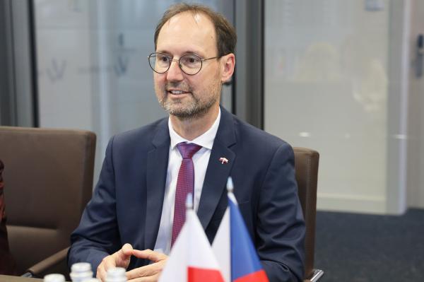 Pierwsza wizyta ambasadora Czech - kliknij aby powiększyć