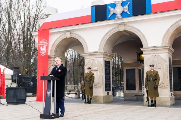 Obchody 106. rocznicy wybuchu Powstania Wielkopolskiego w Warszawie- kliknij aby powiększyć