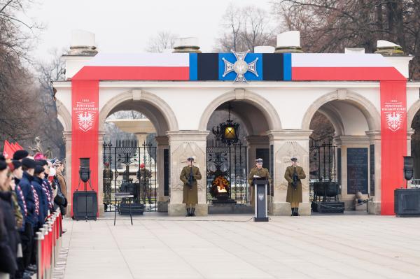 Obchody 106. rocznicy wybuchu Powstania Wielkopolskiego w Warszawie- kliknij aby powiększyć