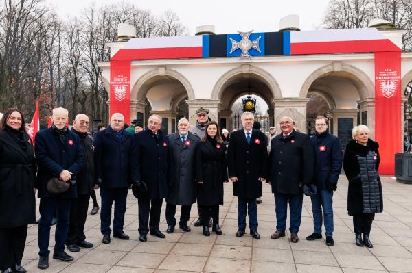 Obchody 106. rocznicy wybuchu Powstania Wielkopolskiego w Warszawie- kliknij aby powiększyć