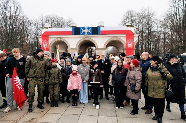 Obchody 106. rocznicy wybuchu Powstania Wielkopolskiego w Warszawie- kliknij aby powiększyć