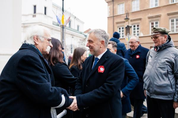 Obchody 106. rocznicy wybuchu Powstania Wielkopolskiego w Warszawie- kliknij aby powiększyć