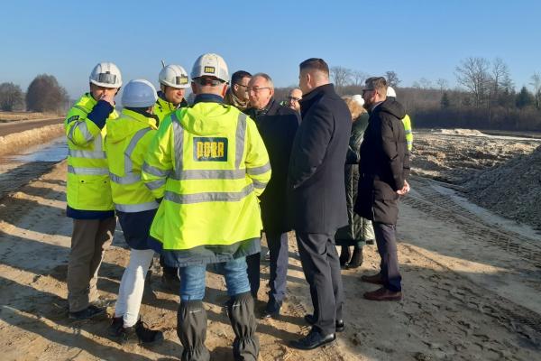 Wicemarszałek Jankowiak wizytował inwestycje w powiecie obornickim- kliknij aby powiększyć