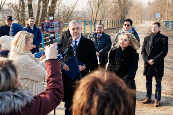 Konferencja prasowa w Boboluszkach- kliknij aby powiększyć