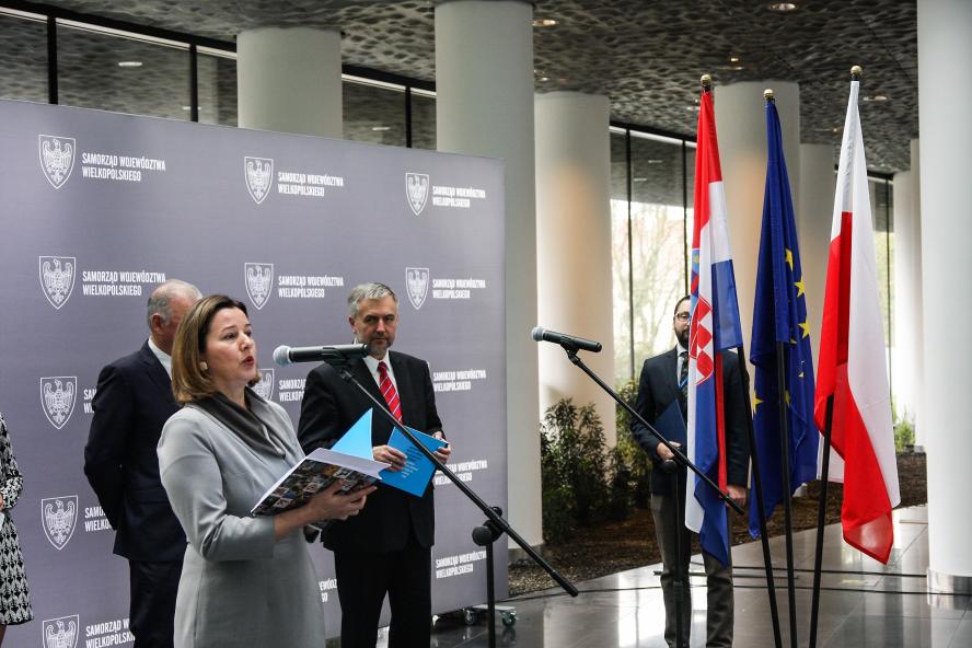 Rozmowy o współpracy i otwarcie wystawy z Ambasador Chorwacji - zobacz więcej