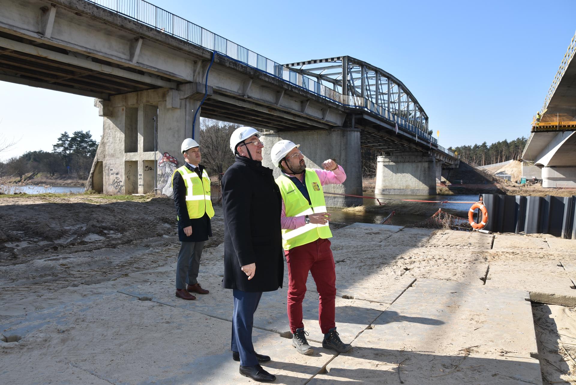 Wizytacja mostu w Rogalinku - zobacz więcej