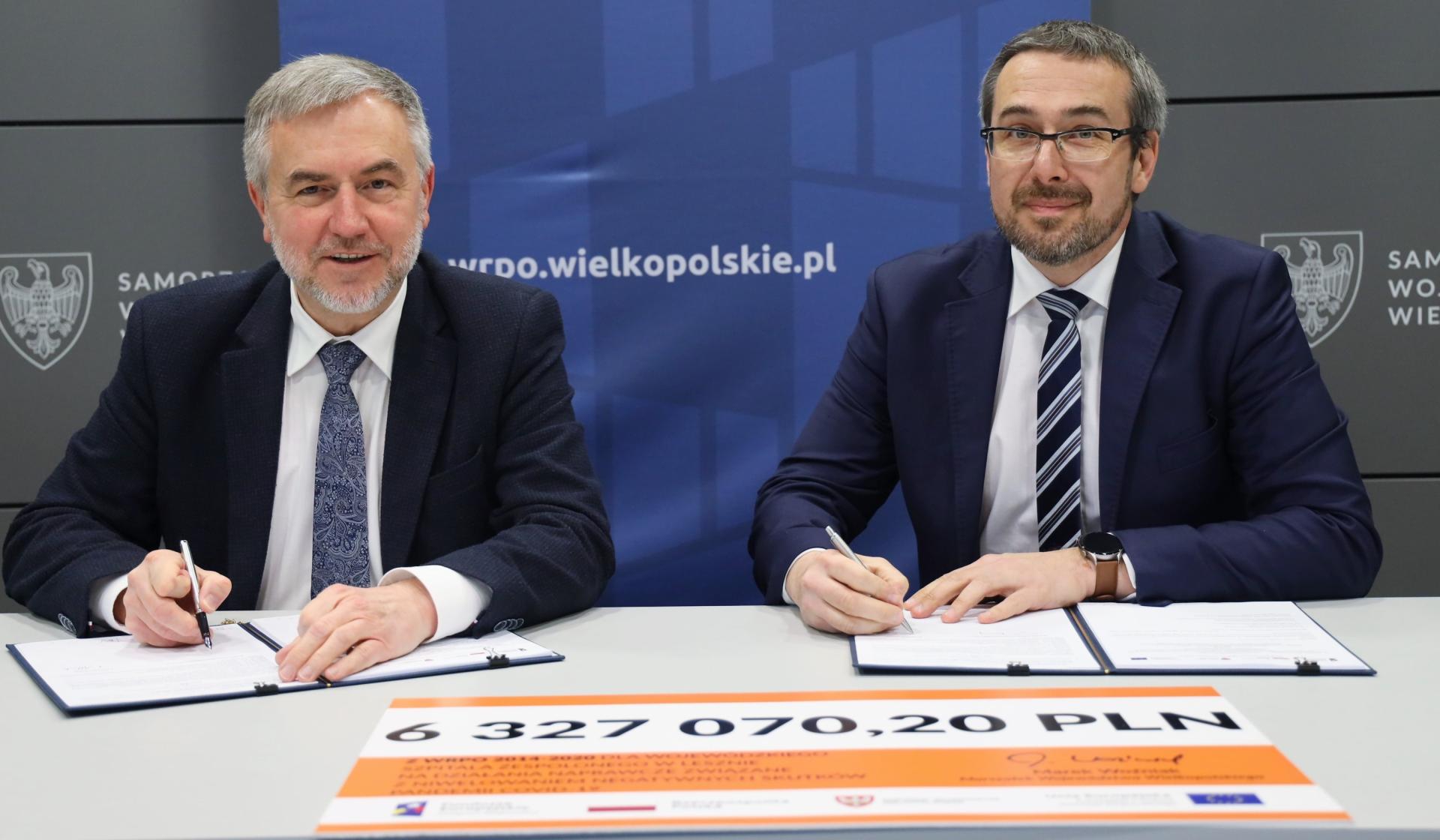  Marszałek podpisał umowę na ponad 6 mln zł unijnego dofinansowania dla leszczyńskiego szpitala - zobacz więcej