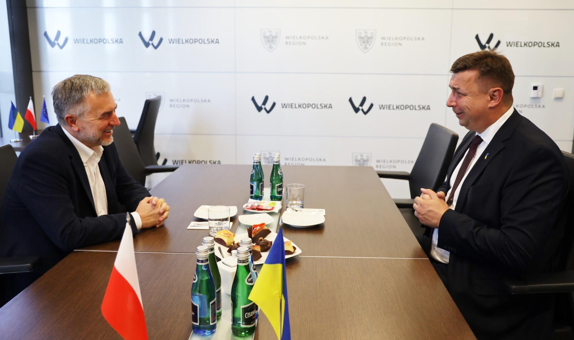 Spotkanie Marszałka Województwa Wielkopolskiego z Konsulem Generalnym Ukrainy we Wrocławiu - zobacz więcej