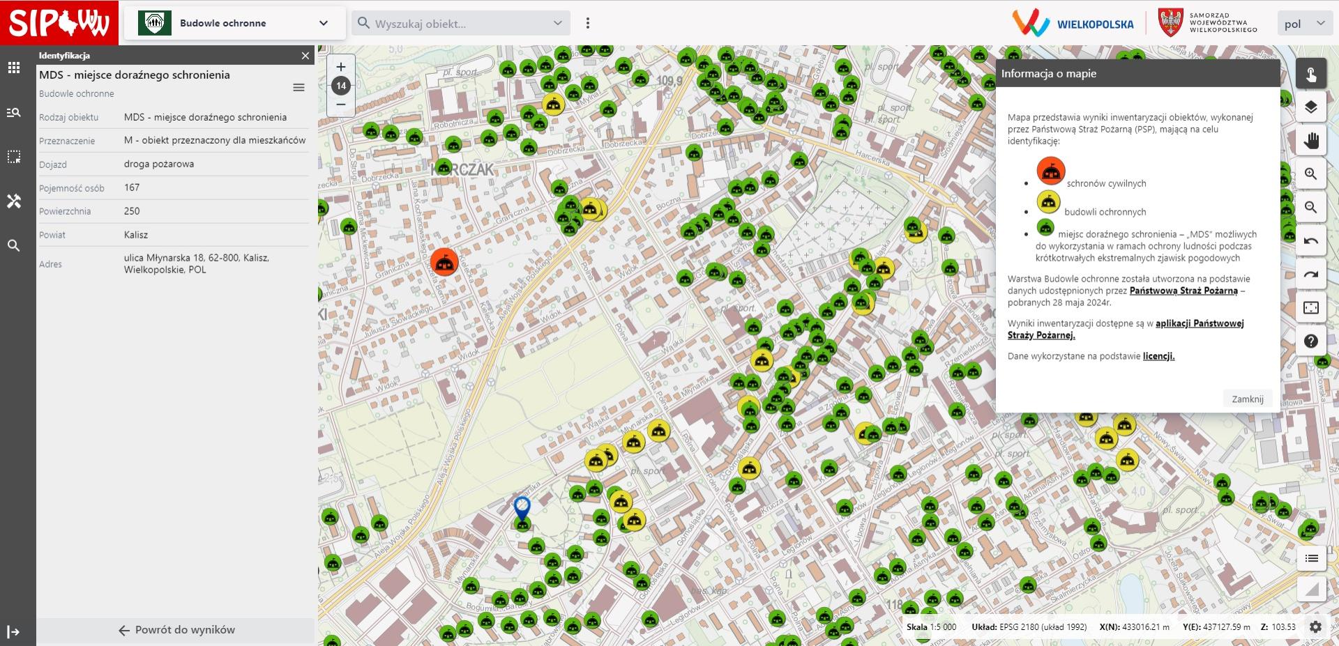 Mapa schronów w województwie wielkopolskim - zobacz więcej