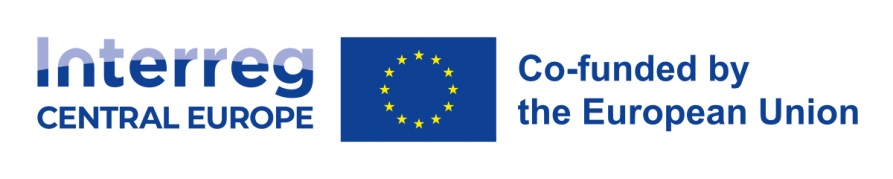 logo - Interreg Central Europe, Co-funded by the European Union